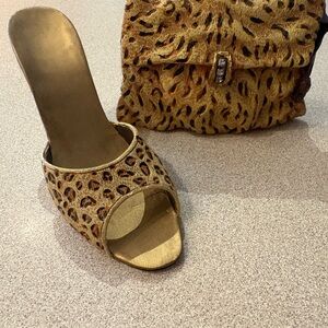 If The Shoe Fits Miniature Figurines Popular Imports Nostalgia Shoe Purse Combo